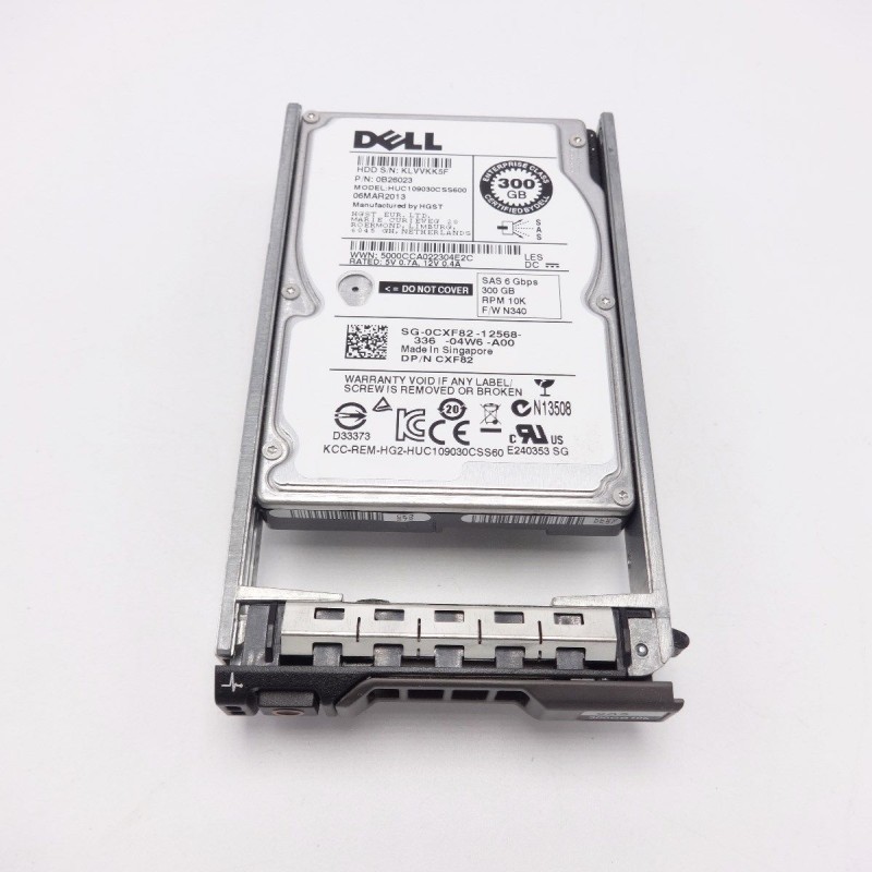 Dell CXF82 300GB 10K SAS 2.5 6Gbps Hard Drive HDD