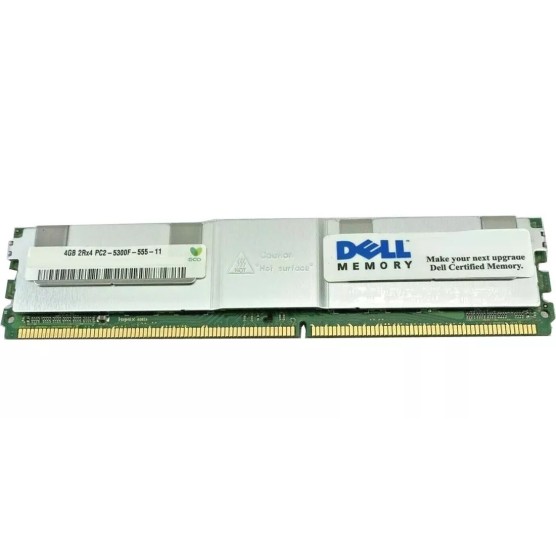 Dell DR397 4GB PC2 5300F 2RX4 667MHz DDR2 Memory DIMM Module Dell DR397 4GB PC2 5300F 2RX4 667MHz DDR2 Memory DIMM Module