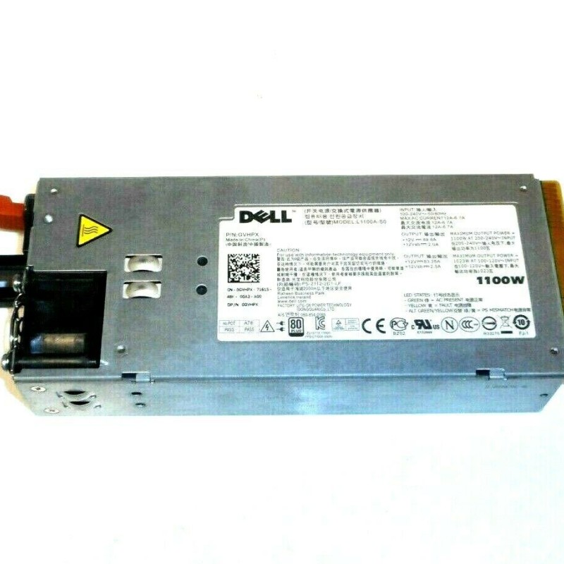 Dell GVHPX PowerEdge 1100W Server Power Supply Redundant L1100A-S0 PS-2112-2D1
