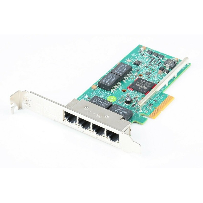 Dell KH08P 0KH08P Broadcom 95719A Quad-Port PCI-e Gigabit Ethernet Card