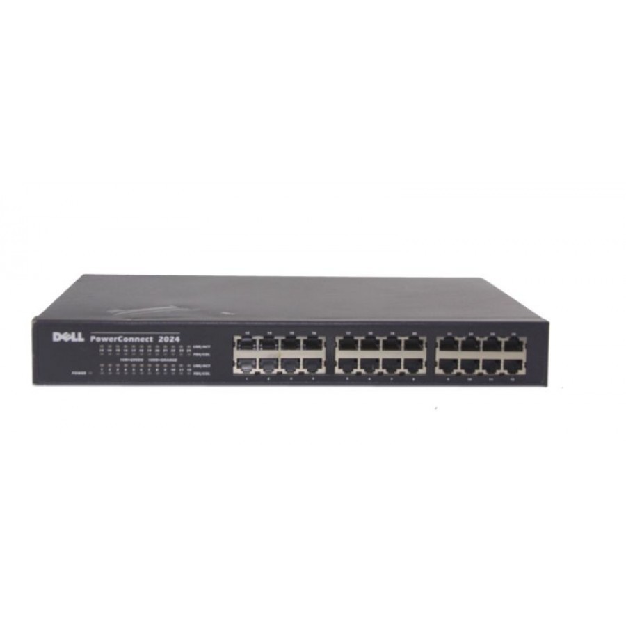 Dell POWERCONNECT-2024 Unmanaged 24-Port 10/100 Ethernet Switch