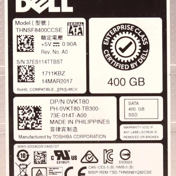 400GB 2.5-Inch SATA SSD 6Gb/s