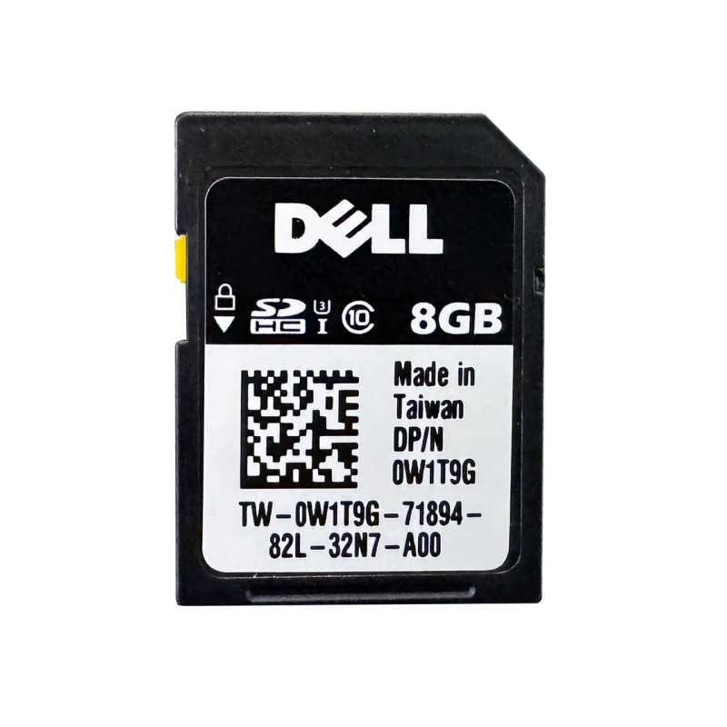 Dell W1T9G 8GB vFlash SDHC Card for iDRAC Remote Server Management