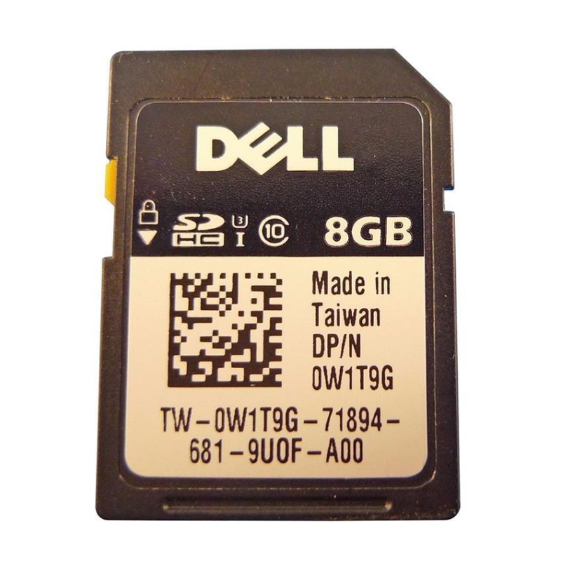Dell W1T9G 0W1T9G 8GB vFlash SDHC Card for iDRAC