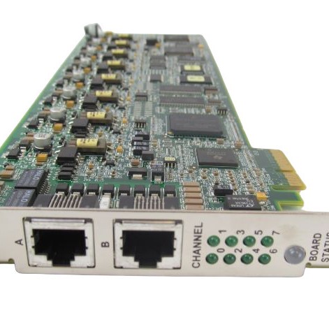 Dialogic 901-007-12 Brooktrout TR1034+E8-8L-R 8-Channel Analog V.34 Fax PCIe PC Card