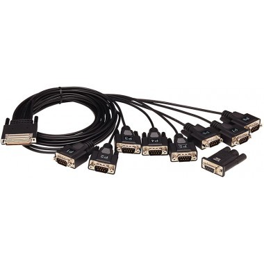 Acceleport Xp and Neo 8-Port DB9-Male Straight Fan Out Cable