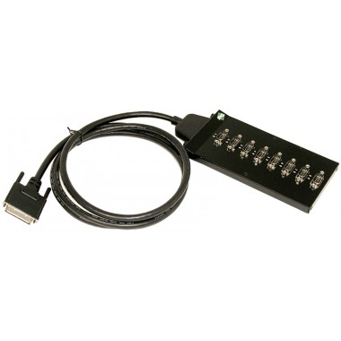 Acceleport XP 8-Port DB9 Male DTE Connector Box