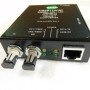 140 Ethernet MMF ST to RJ45 Media Converter with Power Supply