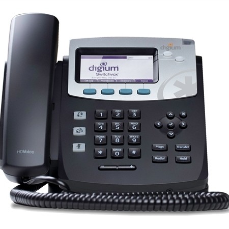 Digium 1TELD040LF D40 2-Line IP Phone