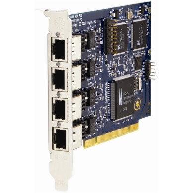 Digium B410P 4-Port BRI PCI Card with Echo Cancellation
