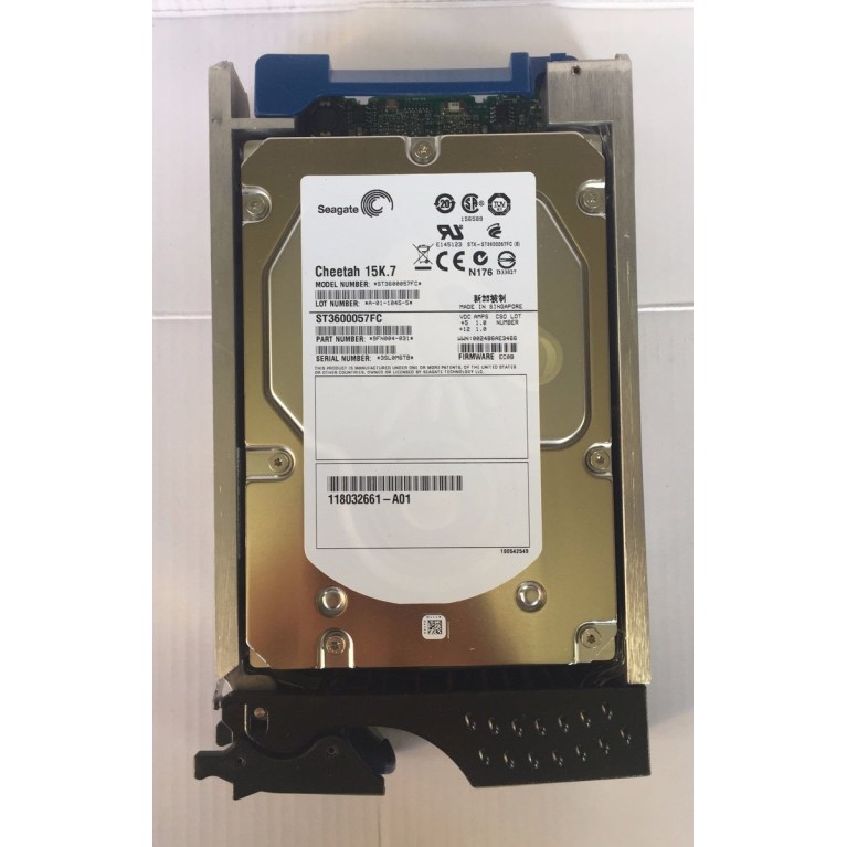 EMC 005048952 CX-4G15-600 600GB 15K FC Hard Disk Drive