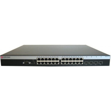 Switch L4 Managed Switch - 24 x 10/100/1000 + 2 x shared SFP + 2 x SFP+ - PoE