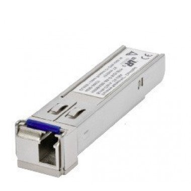 1000Base-BX-U SFP, 1310-nm TX/1490-nm RX wavelength, Industrial