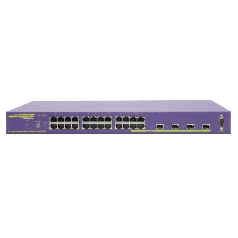 Extreme Networks 16131 Summit 400-24T 24-Port Gigabit Switch with 4-Port SFP Expansion