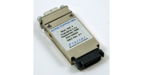 Finisar Fcm-8519-1-t4 FCM Active Copper Gbic Transceiver Module Finisar Fcm-8519-1-t4 FCM Active Copper Gbic Transceiver Module