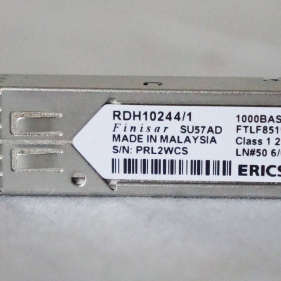 Finisar FTLF8519P3BNL RDH10244/1 1000Base-SX 1x FC FTLF8519P3BNL-E9 SFP Transceiver Module