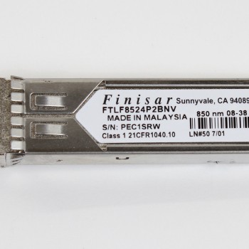 SFP Optical Transceiver Module, 4GB Fiber, 1GbE, SFP, 850nm SWL, 500-Meter Duplex LC Connector