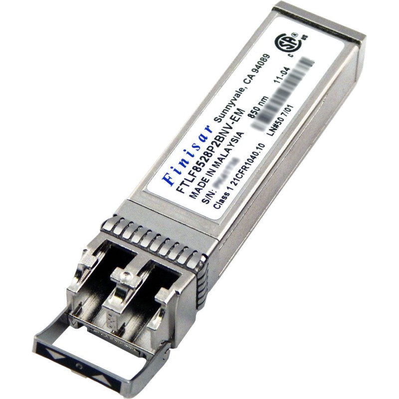 Finisar FTLF8528P2BNV-EM SFP Transceiver Module 8Gb SWL SFP+ 850nm 150m