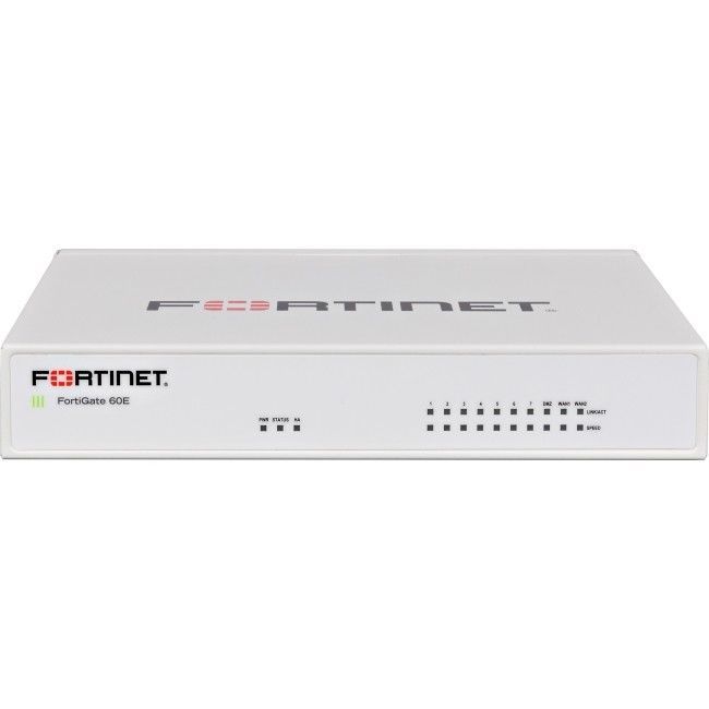 Fortinet FORTIGATE-60E FG-60E 10x GE RJ45 Ports Firewall Security Appliance