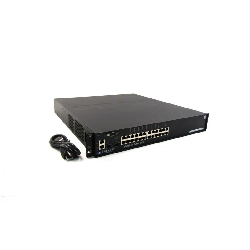 Foundry Networks FES2402-DC FastIron Edge 2402 24-port Network Switch