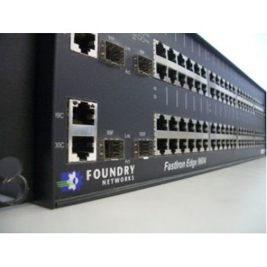 FastIron 96-Port 10/100Base-TX (RJ45) Plus 4-Port 1000Base-T and 1000Base-X (Mini-GBIC) with AC Power Supply