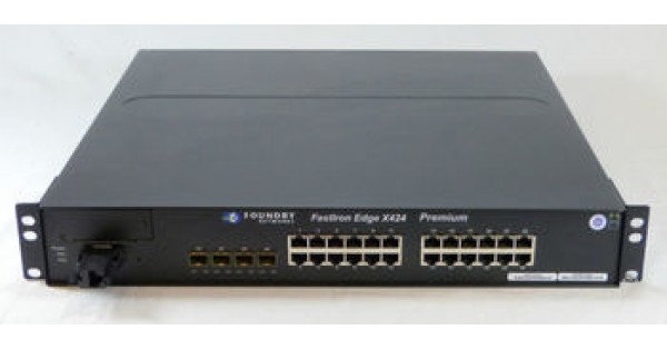 Foundry Networks FESX424-PREM Fastiron Edge X424 Premium 24-Port