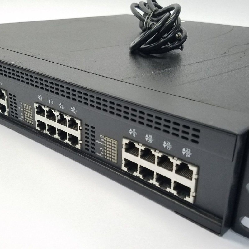 Foundry Networks FWS24 24-Port FastIron Workgroup Switch with 2 Gigabit Ports