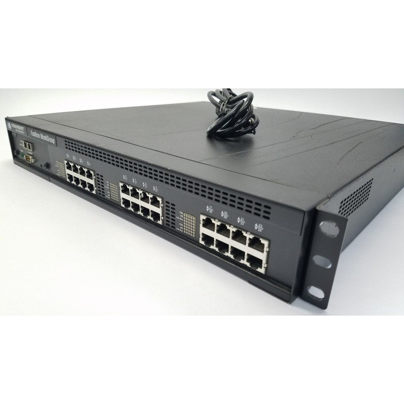 Foundry Networks FWS24 24-Port FastIron Workgroup Switch with 2 Gigabit Ports