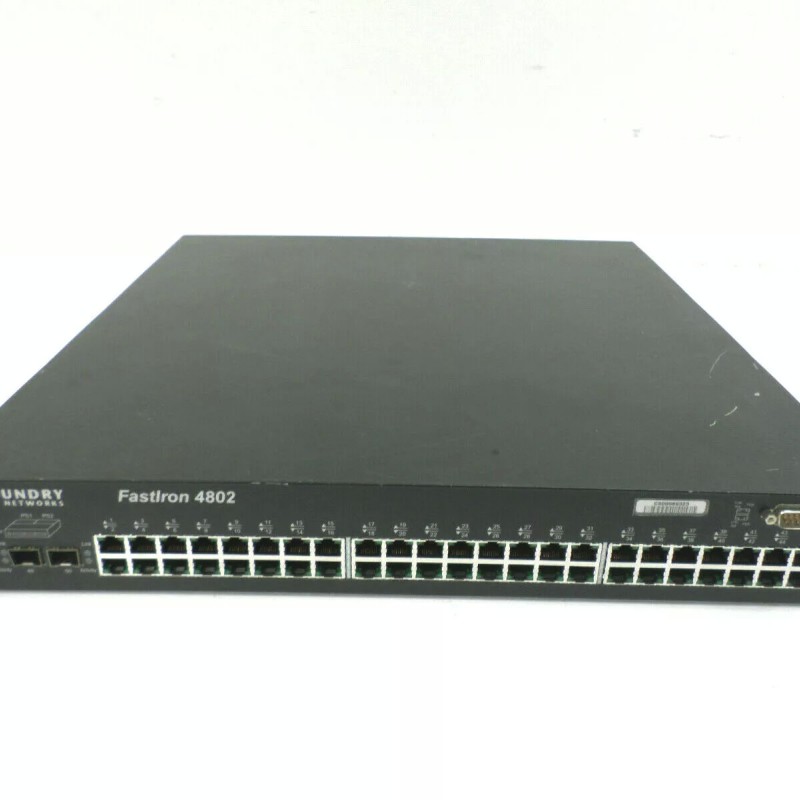 Foundry Networks FWS4802 48-Port 10/100Base-TX (RJ45) + 2 Gigabit SFP Port Switch