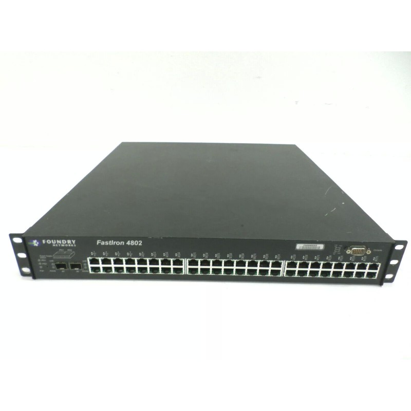 Foundry Networks FWS4802 48-Port 10/100Base-TX (RJ45) + 2 Gigabit SFP Port Switch