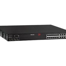 FastIron WS Managed Switch 20-Port 10/100 Mbps PoE + 4-Port RJ45/SFP (1 GbE) combo port with AC Power