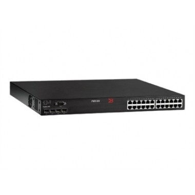 FastIron WS Managed Switch 20-Port 10/100 Mbps PoE + 4-Port RJ45/SFP (1 GbE) combo port with AC Power