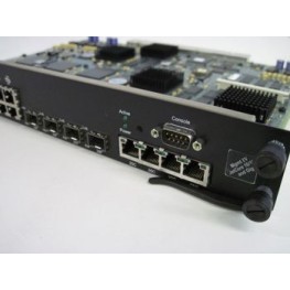 Foundry Networks J-F2404GMR4 24-Port 10/100Base-TX (RJ45) & with 4-Port 1000Base-X (Mini-GBIC) or 4-Port 1000Base-T (RJ45) Rate limiting enabled FastIron JetCore Management Module