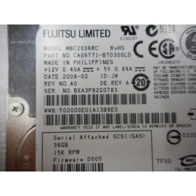 Hard Drive 36.7GB 15k RPM SAS 16MB Cache 3GB/S HDD