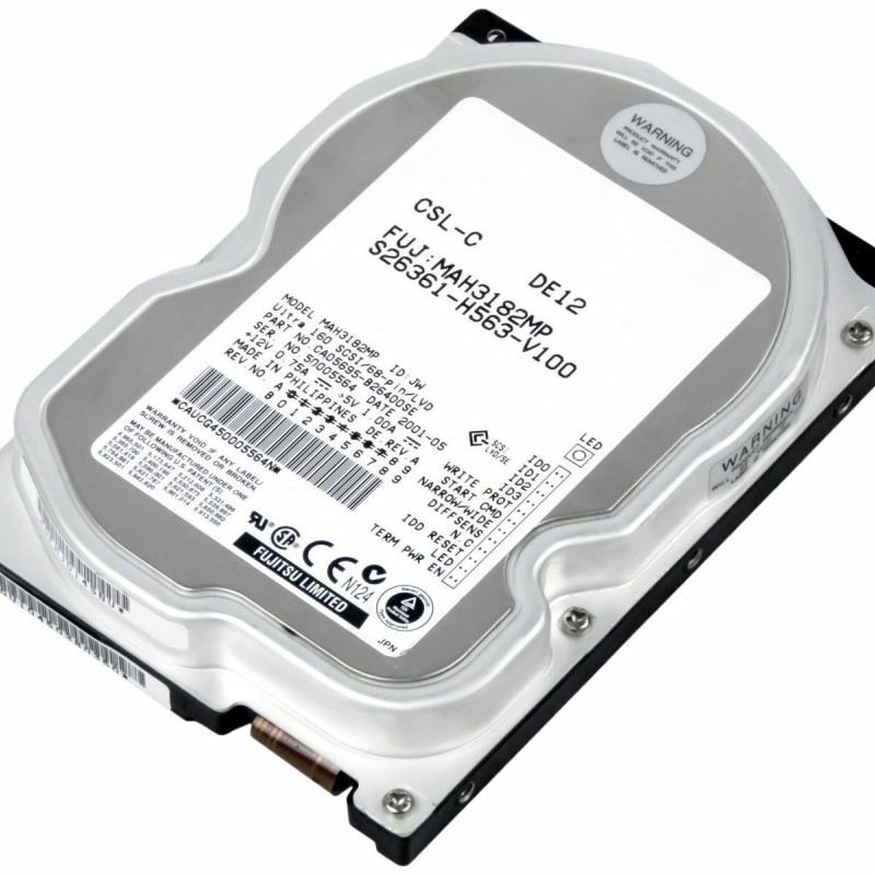 Fujitsu MAH3182MP Hard Drive 18.2GB 7200rpm SCSI-Wide