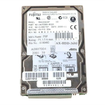 6GB 2.5-Inch 4200RPM 512KB Cache ATA-66 Laptop HDD Hard Disk Drive