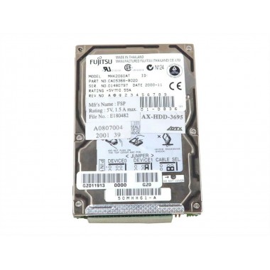 6GB 2.5-Inch 4200RPM 512KB Cache ATA-66 Laptop HDD Hard Disk Drive