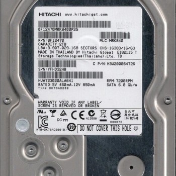 2TB 3.5-in 7.2K SATA Hard Drive
