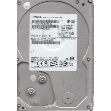 640GB SATAII 7200RPM 3.5-Inch x 1-Inch 15p 3.0GB/s DeskStar