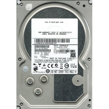 2TB, 3.5in, 7.2K, SATA Hard Disk Drive HDD