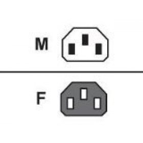 HP IEC-to-IEC Cable - 8ft