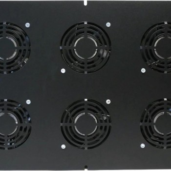110V Fan Kit Graphite/Black 6-Fan Roof Mount Tray
