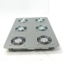 110V Fan Kit - Graphite / Black Cooling 6-Fan Roof Mount Tray