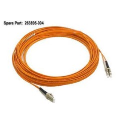 HP 263895-004 Fiber-optic Short Wave Multimode Interface Cable - 50um core, 125um cladding - LC Connectors - 15-Meter (49ft) long