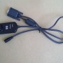 KVM Cat5 Cable with Power Supply, Serial Interface Adapter Cable