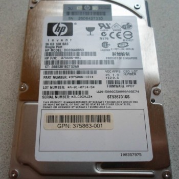 HP 36 GB 10k SAS HD HP 36 GB 10k SAS HD