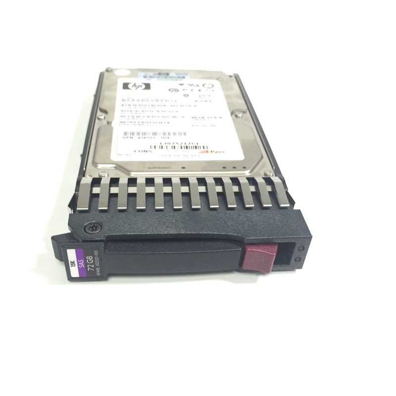 HP 431935-B21 72GB 15K RPM Hot Plug SAS 2.5 Single Port Hard Drive HDD HP 431935-B21 72GB 15K RPM Hot Plug SAS 2.5 Single Port Hard Drive HDD