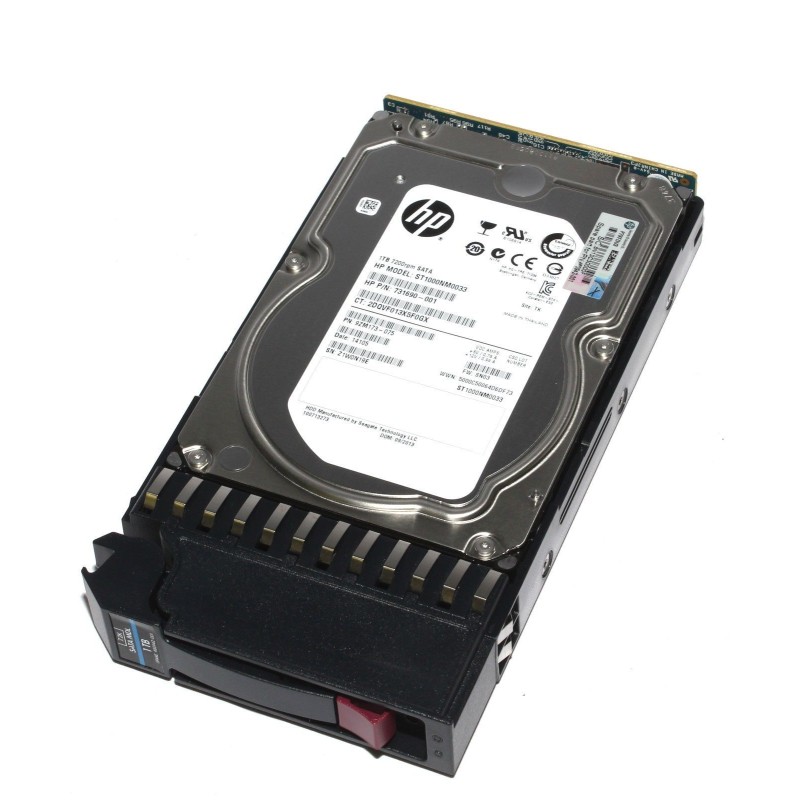 HP 480942-001 1TB SATA MSA2 7.2K 3.5-Inch LFF Hard Disk Drive HDD