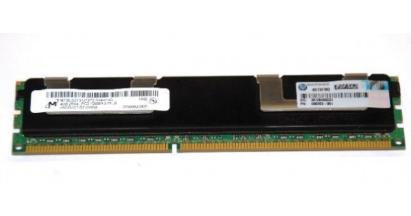 1x4GB 500658-B21-4GB 2Rx4 PC3-10600R-9 DDR3 MODULE 