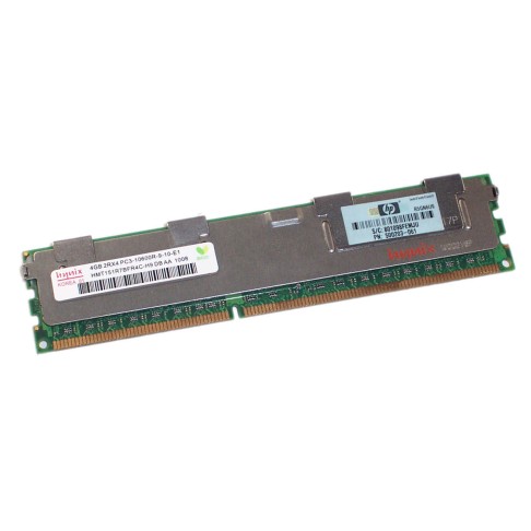 HP 501534-001 4GB, 1333MHz, PC3-10600R-9, DDR3, dual-rank x4, 1.50V, registered Dual in-Line Memory Module (RDIMM)